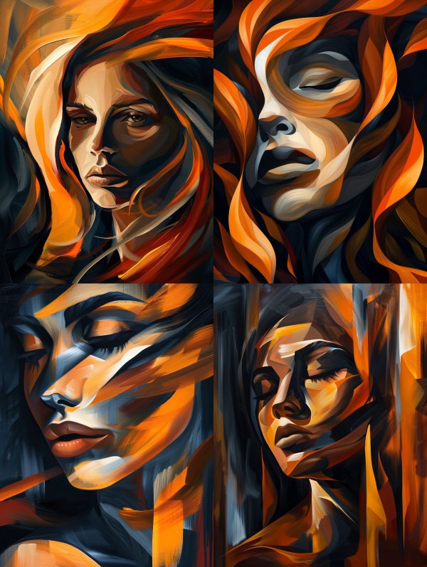 Amber Ember Portrait