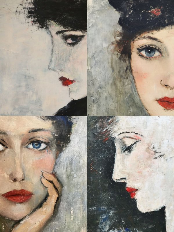 Abstract Melancholy Muse