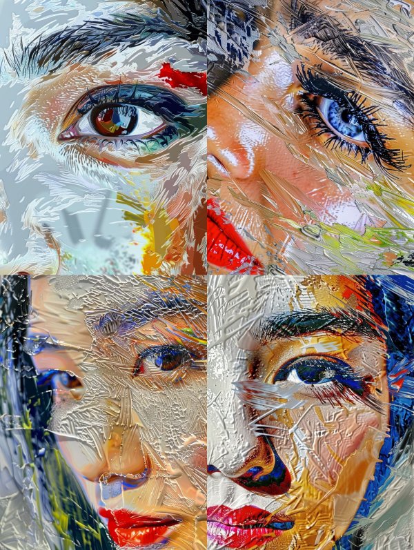 Abstract Visionary Gaze