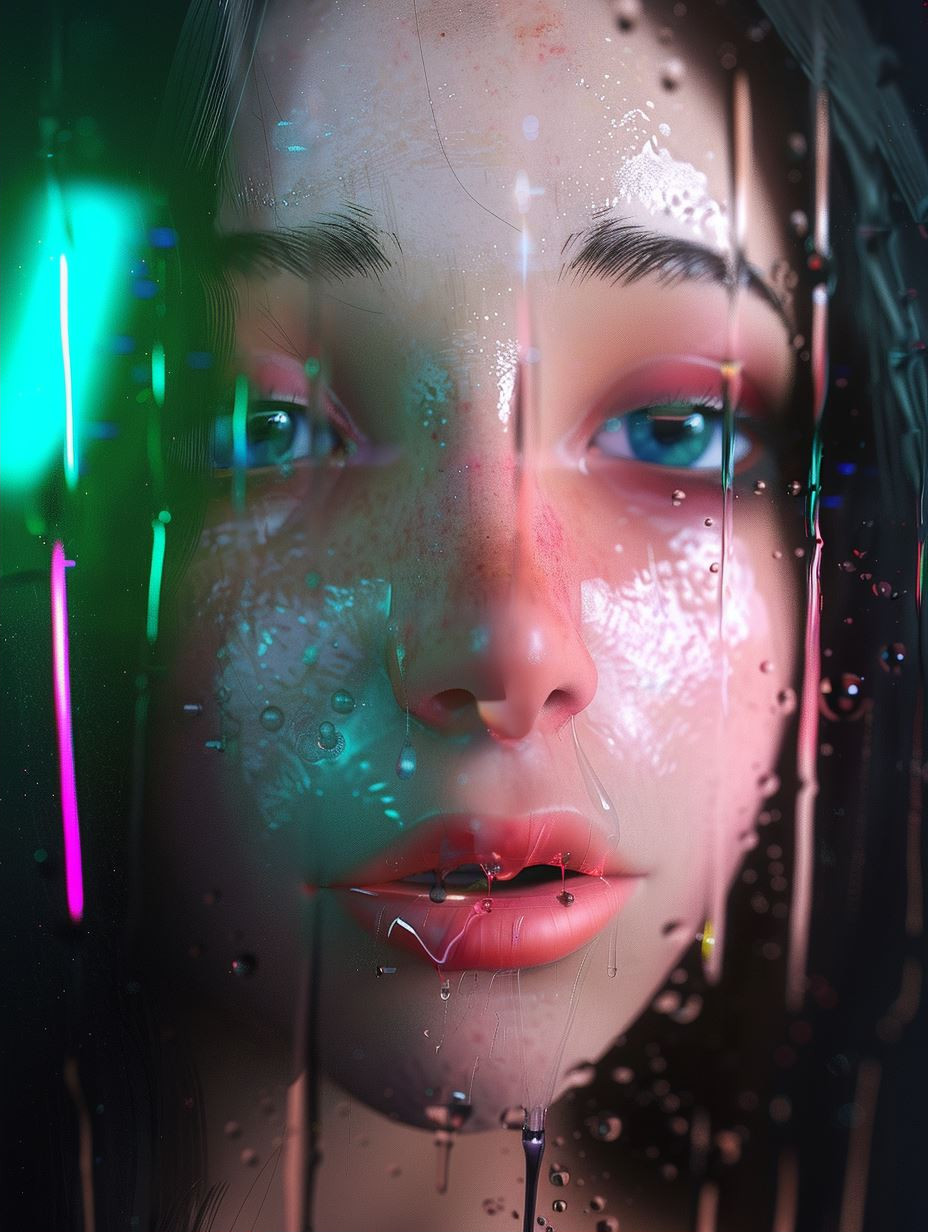Neon Liquid Distortion