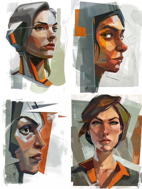 Cybernetic Soul Digital Portrait