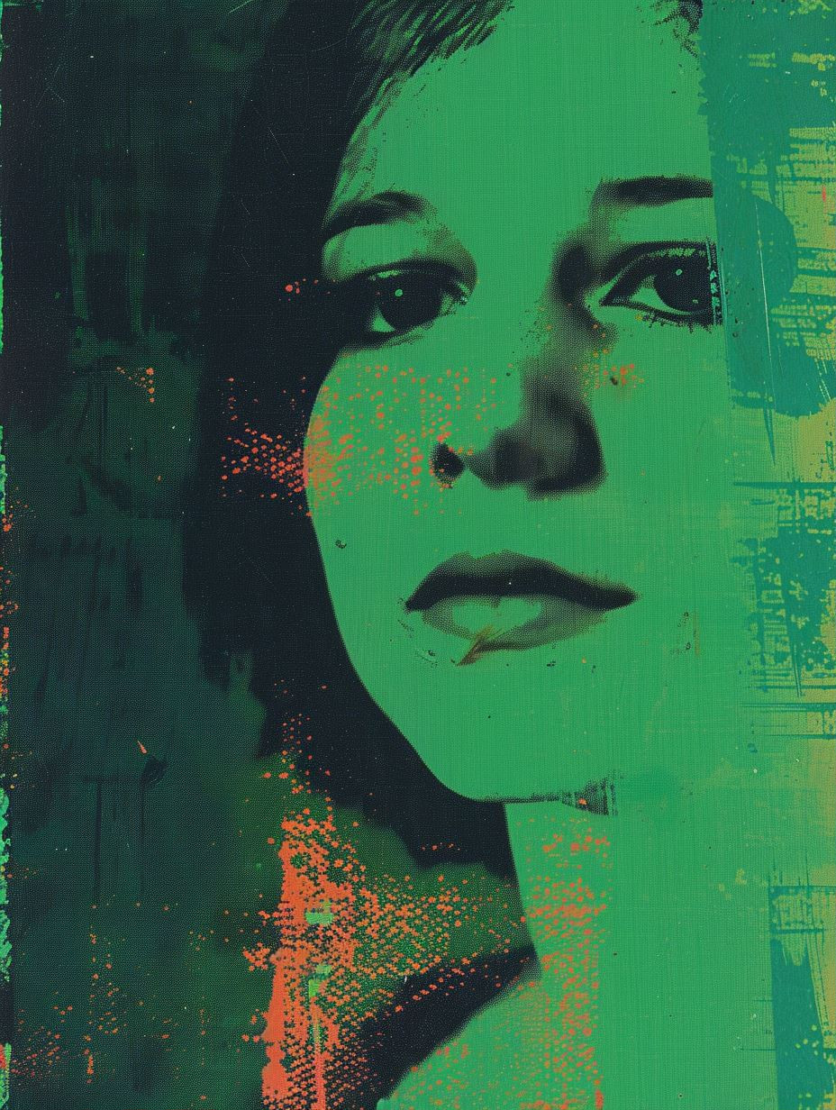 Neon Grunge Portrait