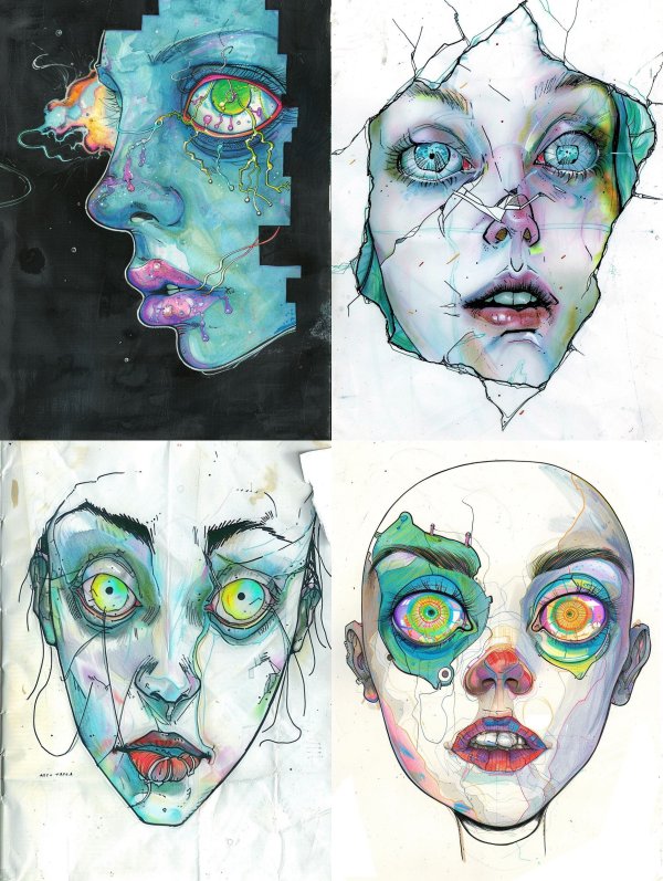 Fragmented Psychedelic Dream State