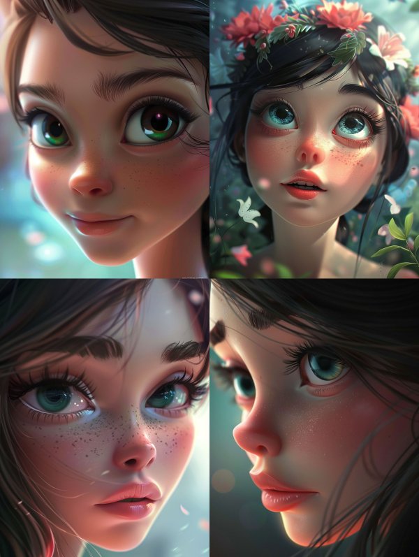 Ethereal Digital Portrait Glow