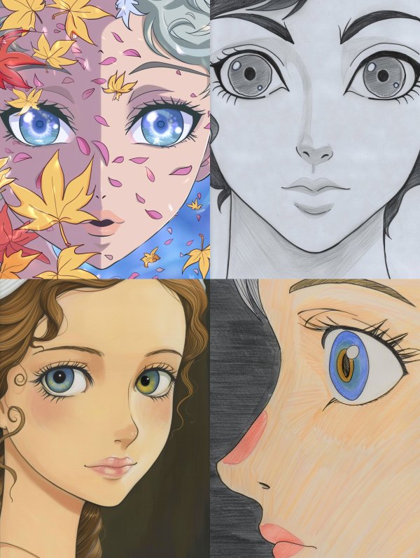 Autumnal Gaze in Pastel Hues