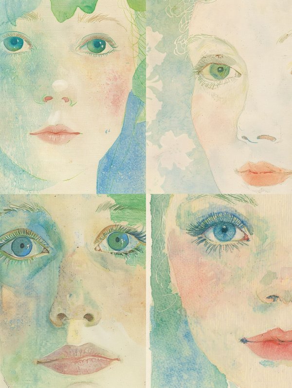 Ethereal Pastel Dream Portrait