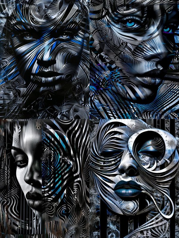 Electric Neural Portrait