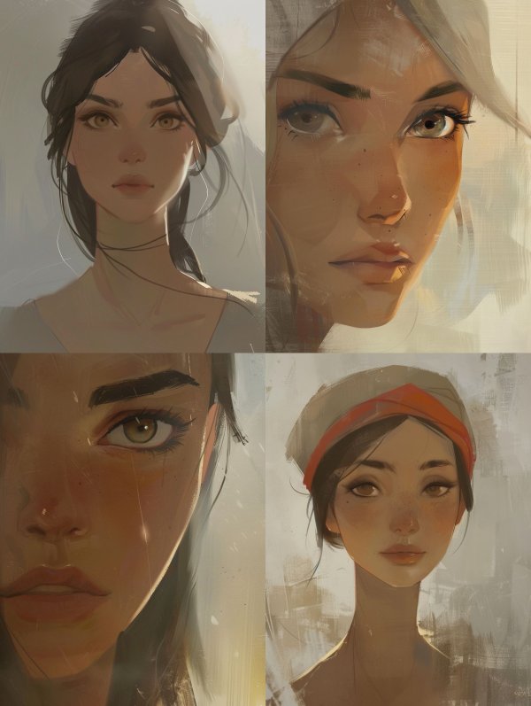 Ethereal Digital Portrait
