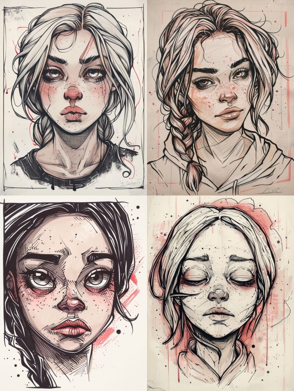 Ink Soul Portrait