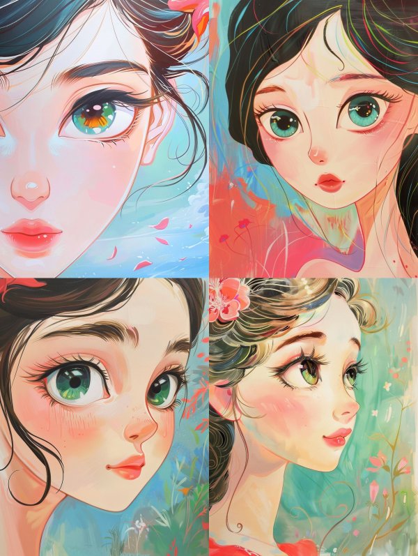 Ethereal Anime Gaze