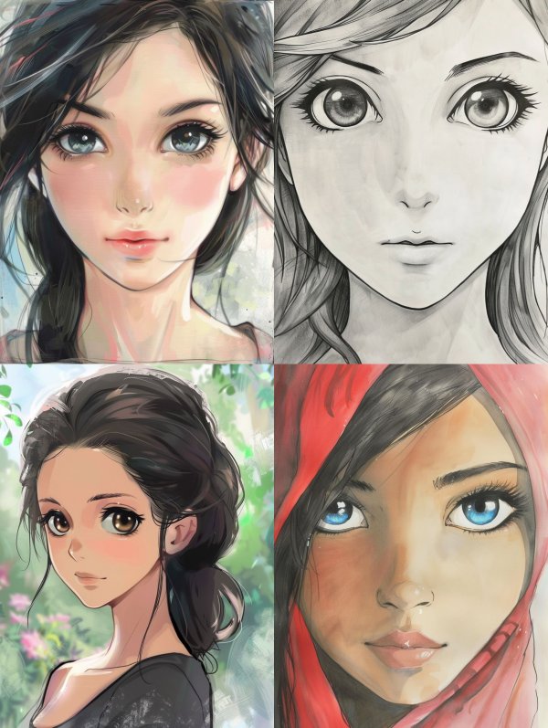 Ethereal Digital Portrait Study