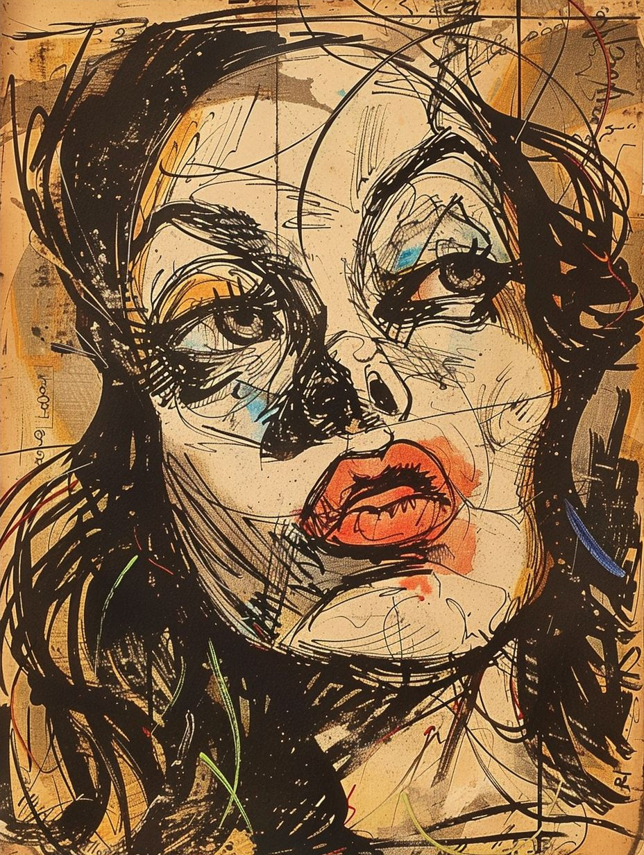 Bold Ink Portrait Study