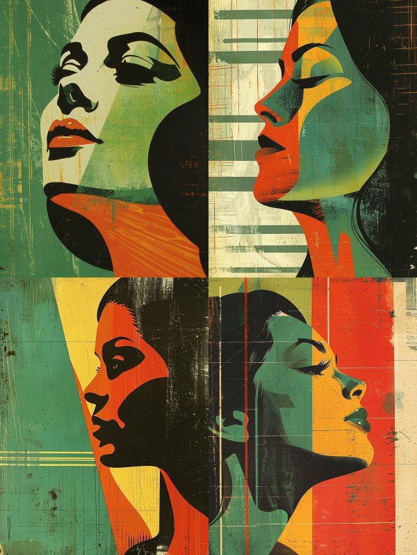 Retro Pop Art Portrait