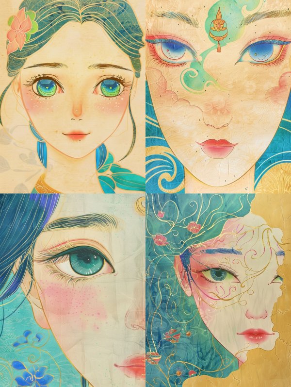 Azure Dream Portrait