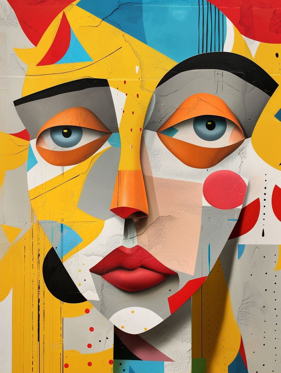 Abstract Prism Portrait