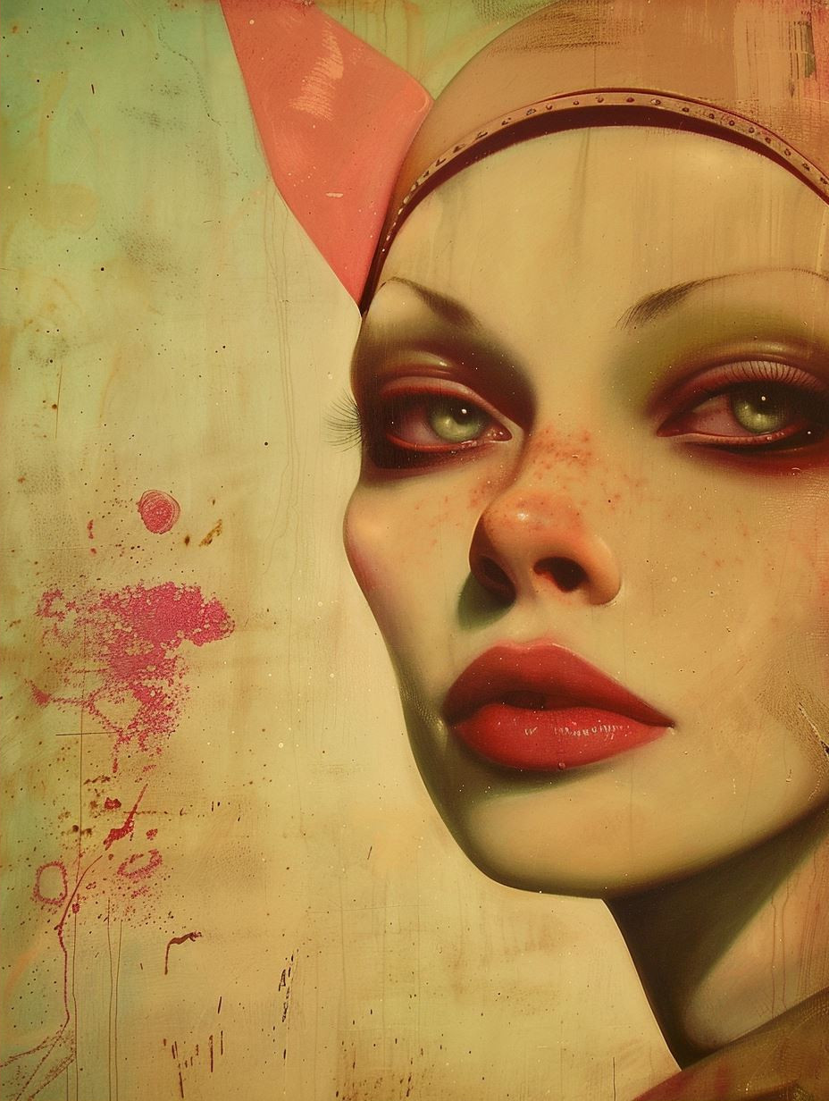 Weathered Ethereal Portrait Study