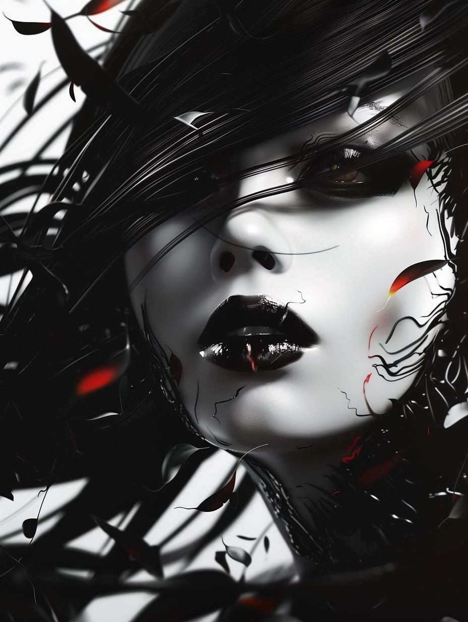 Ethereal Porcelain Sorrow