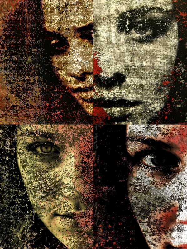Gritty Distressed Urban Portrait