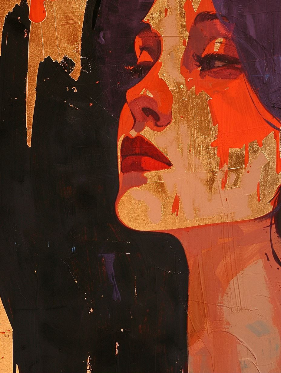 Gilded Shadows of Urban Melancholy