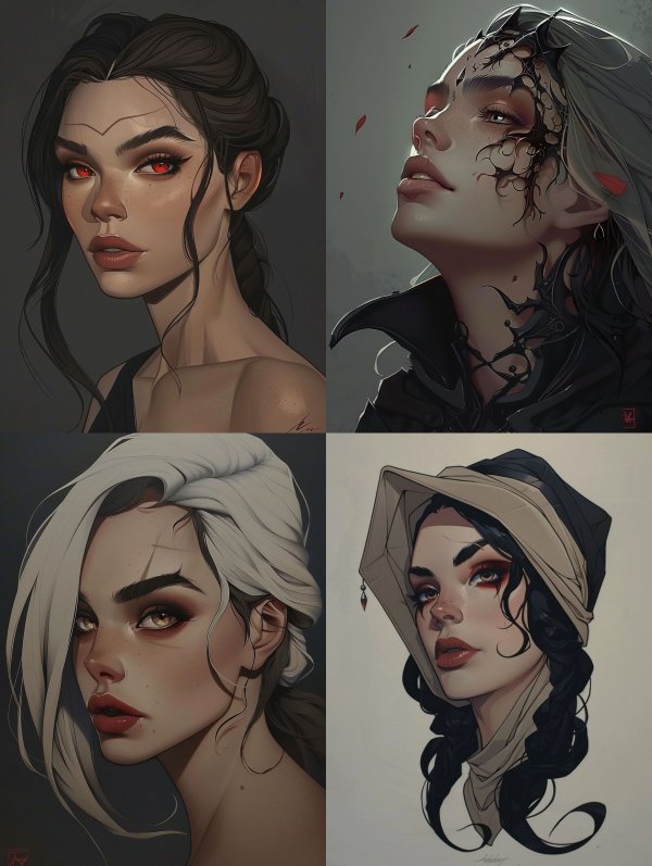 Dark Ethereal Crimson Gaze