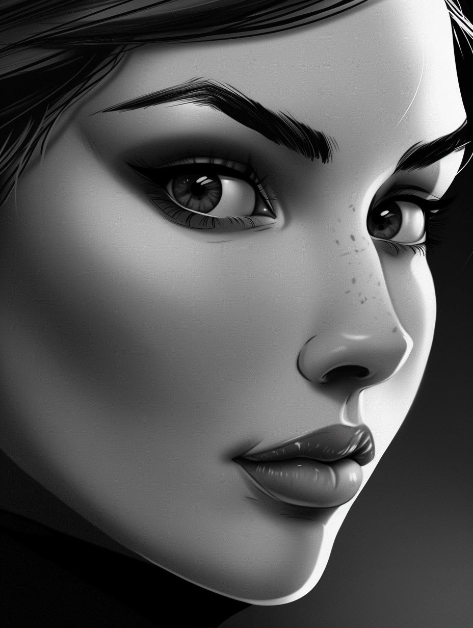 Serene Profile in Soft Light