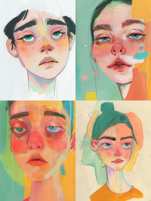 Pastel Ethereal Portrait