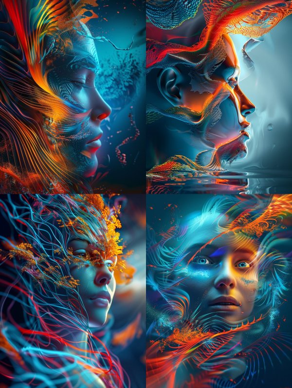 Ethereal Fusion of Fire and Ice