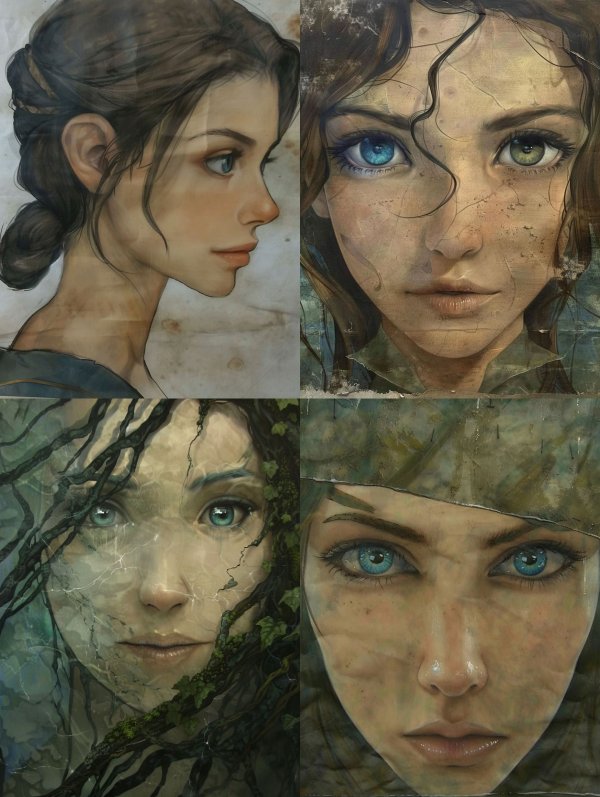 Ethereal Vintage Portrait Study