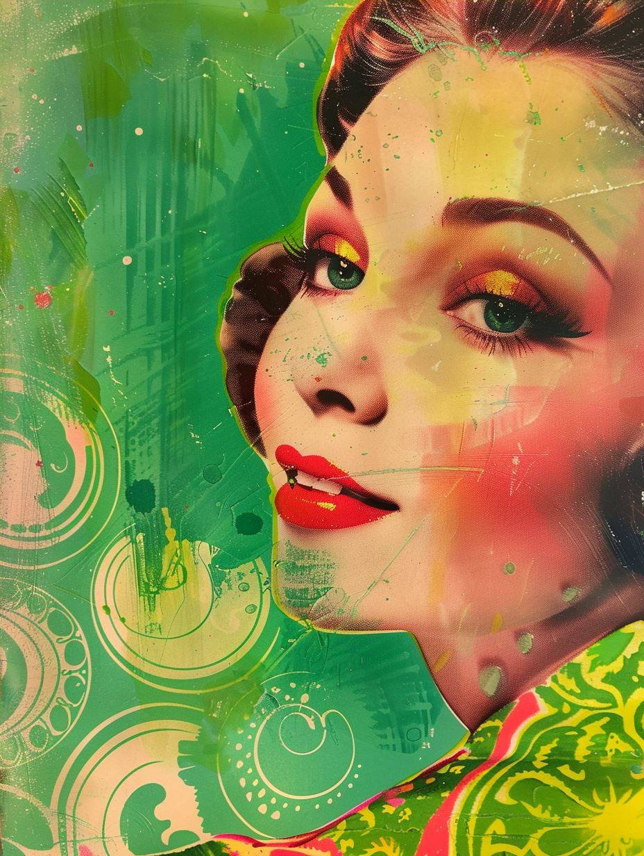 Vintage Tropical Pinup Glamour