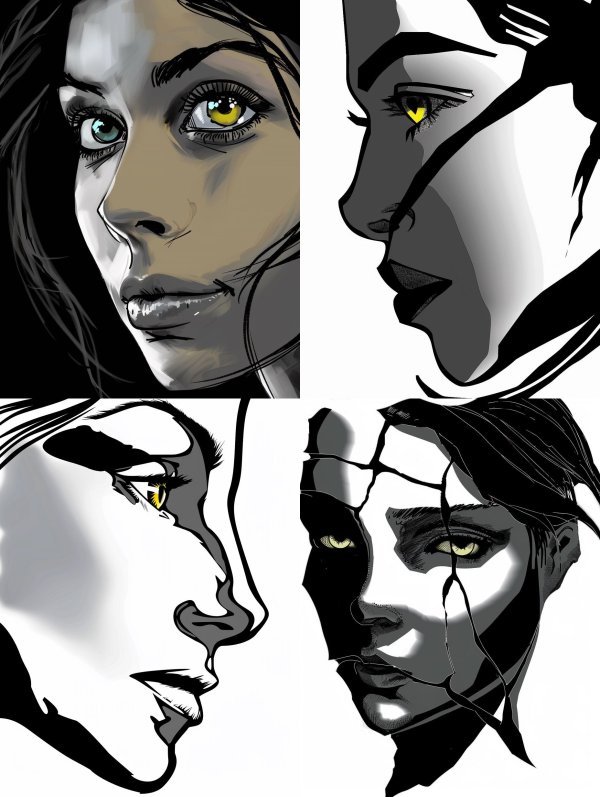 Heterochromia Digital Sketch