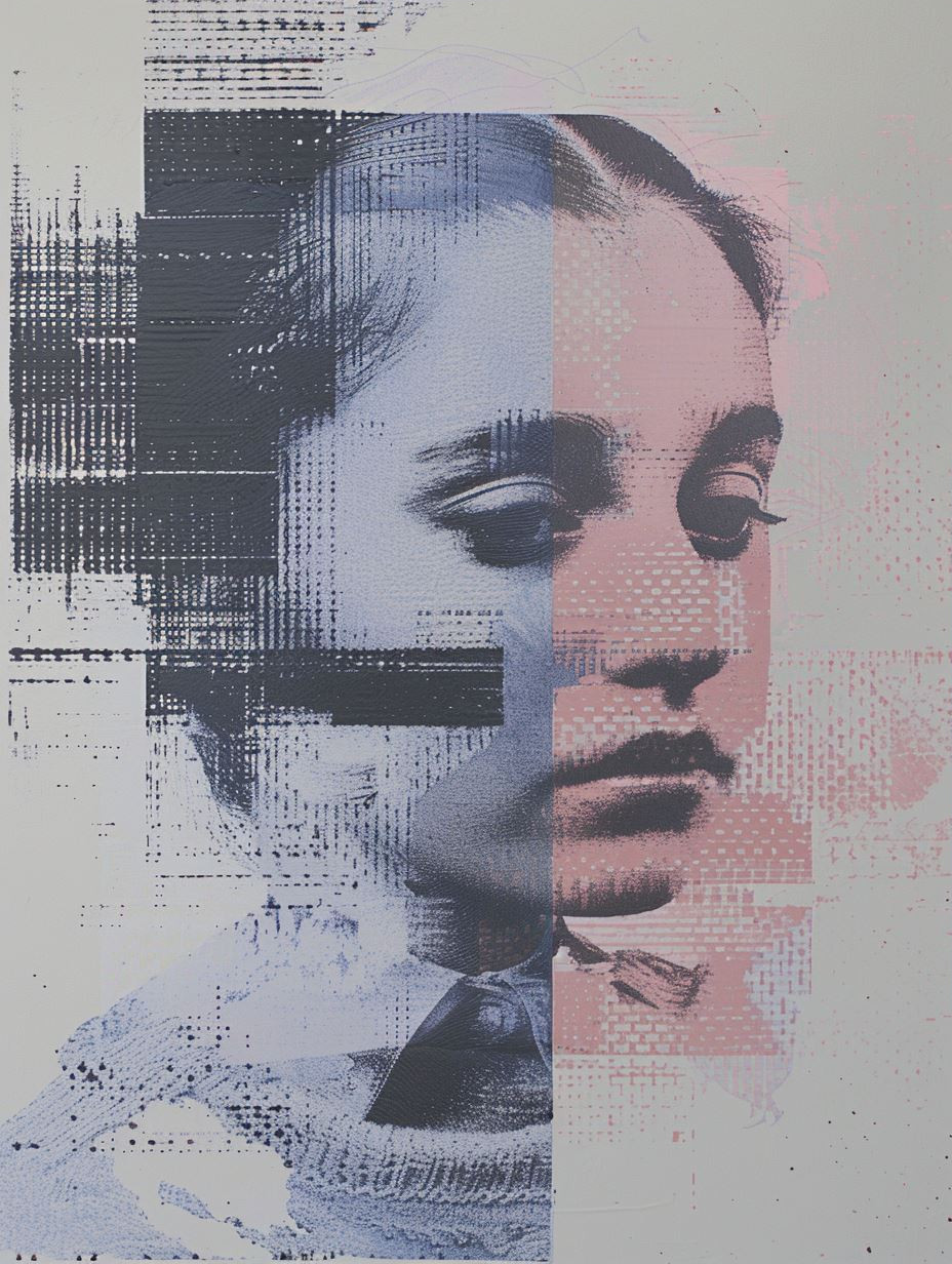 Glitch Art Digital Portraiture