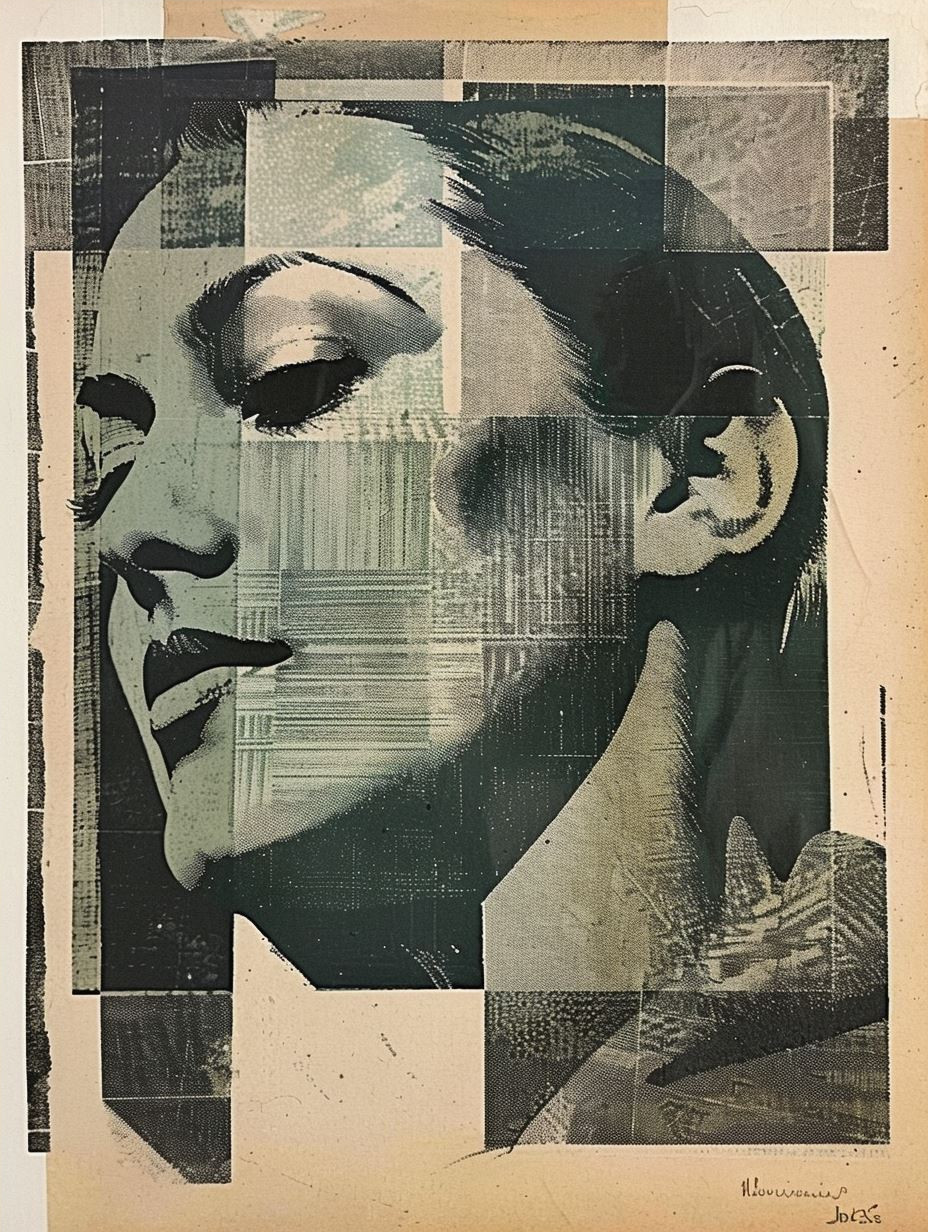 Fragmented Modernist Portrait Study
