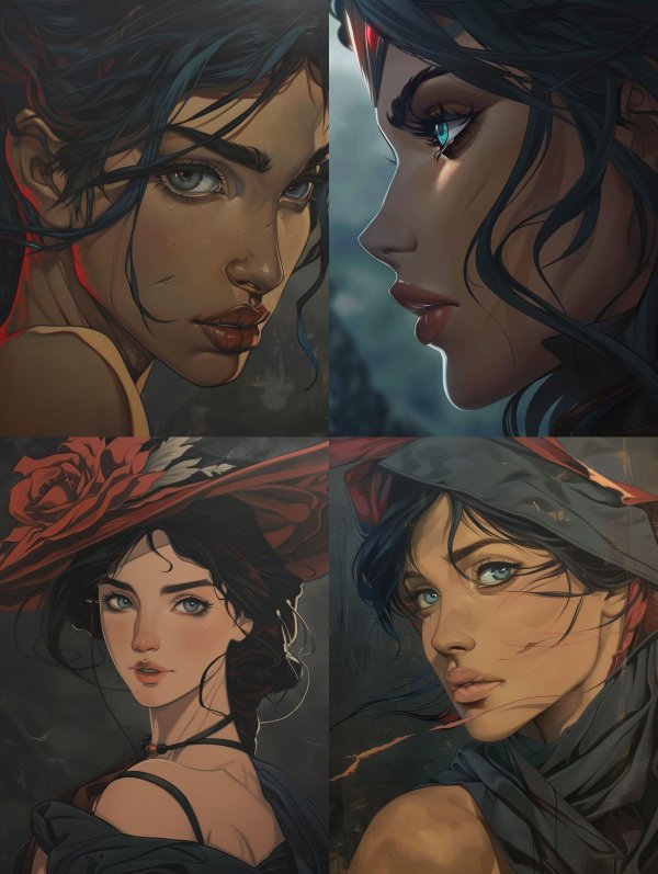Crimson Shadow Gaze