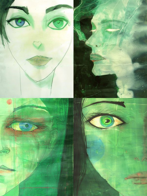 Emerald Ethereal Gaze