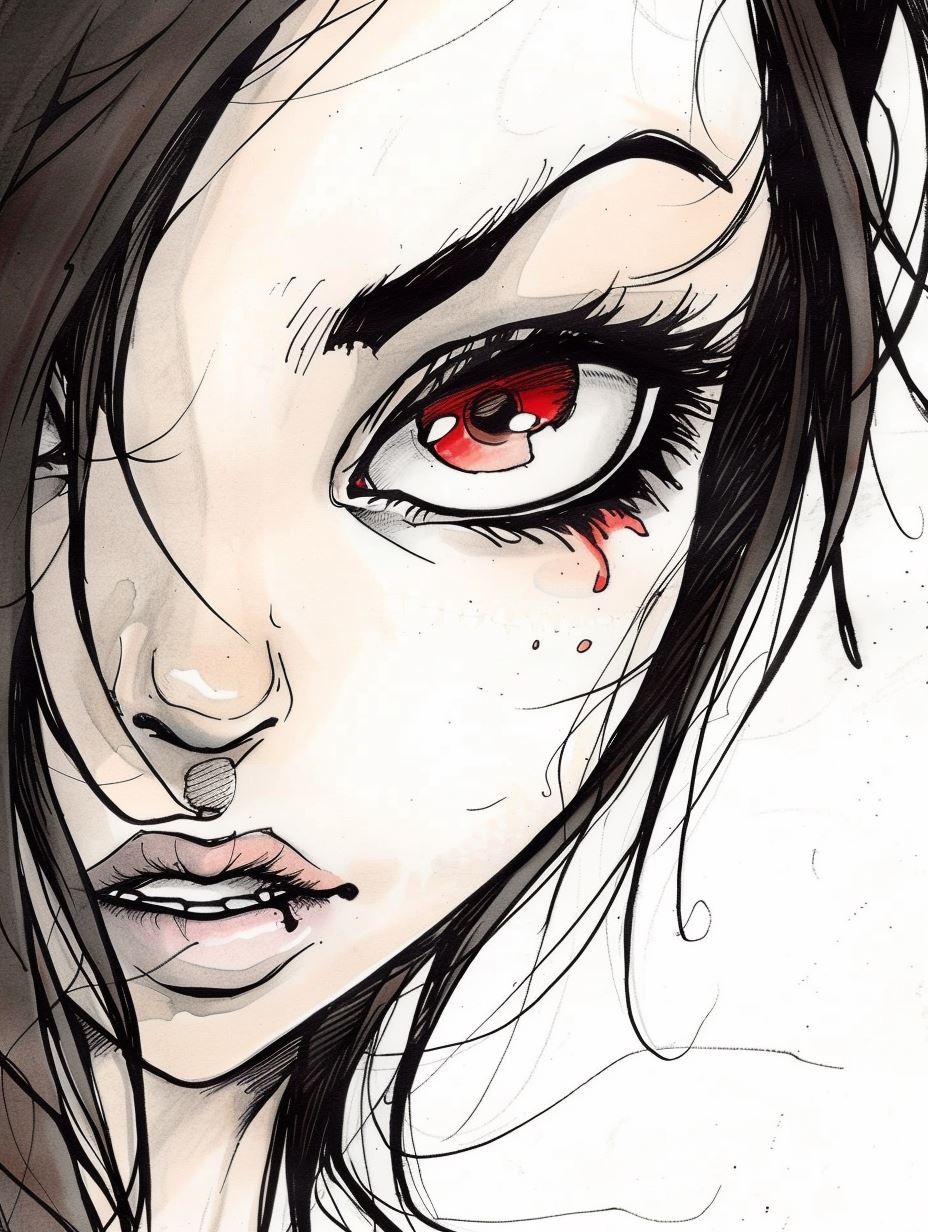 Melancholic Ink Muse - Image 2