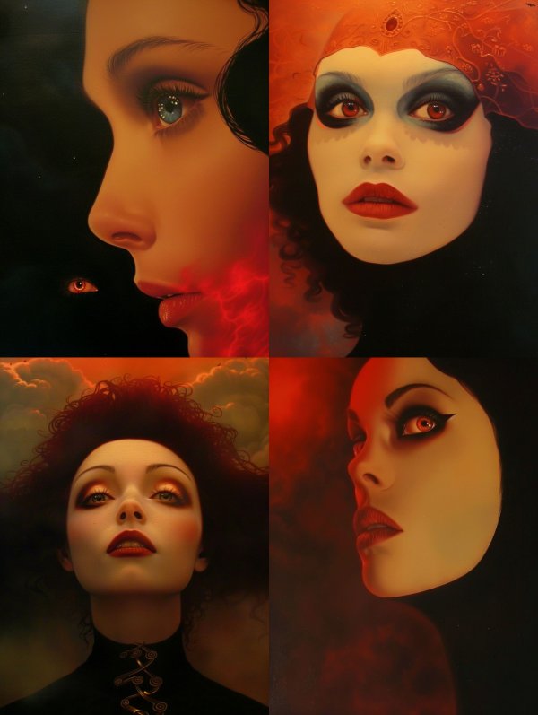 Mystic Shadows of Ethereal Beauty