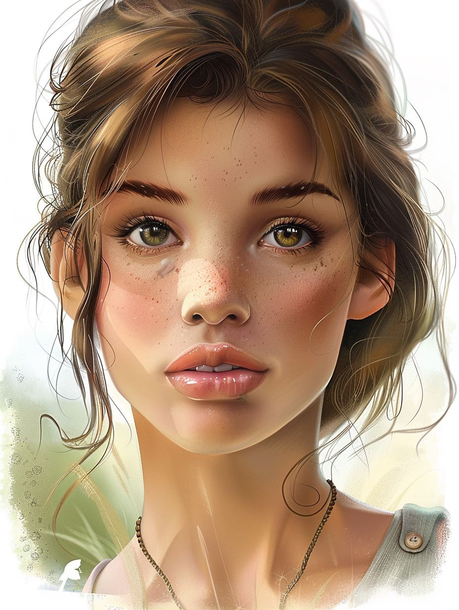Ethereal Sun-Kissed Portrait