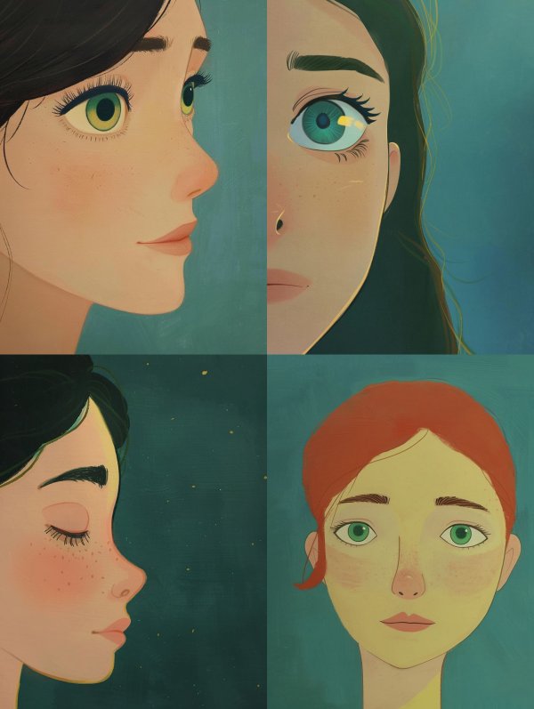 Emerald Gaze Serenity