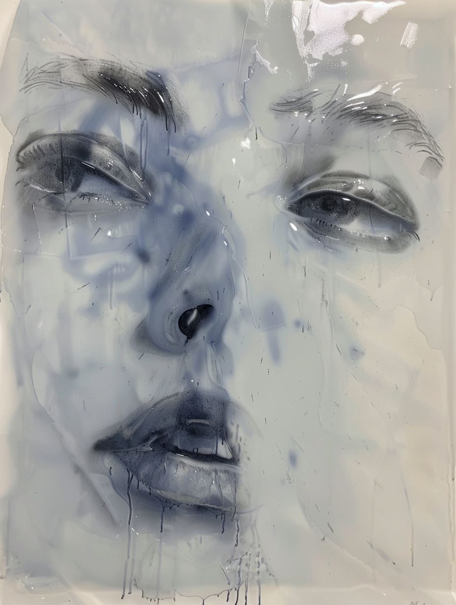Ethereal Fluidity of Dreaming Faces
