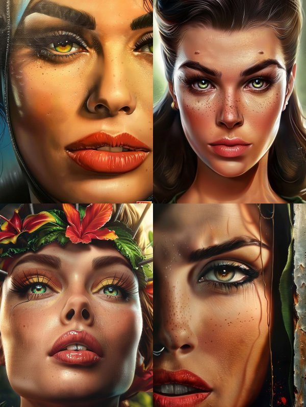 Hyperrealistic Gaze