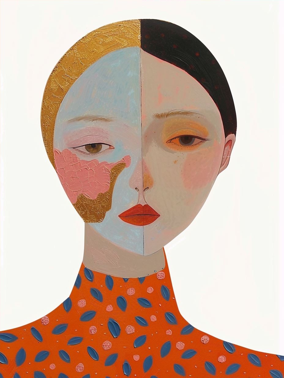 Floral Veil Portrait
