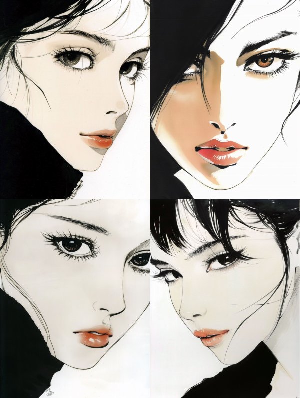 Noir Manga Elegance