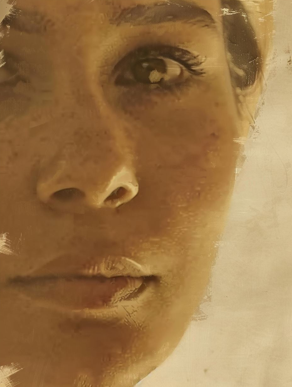 Sepia Haze Ethereal Portrait
