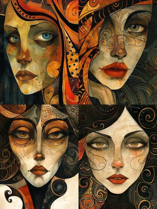 Geometric Soul Portrait
