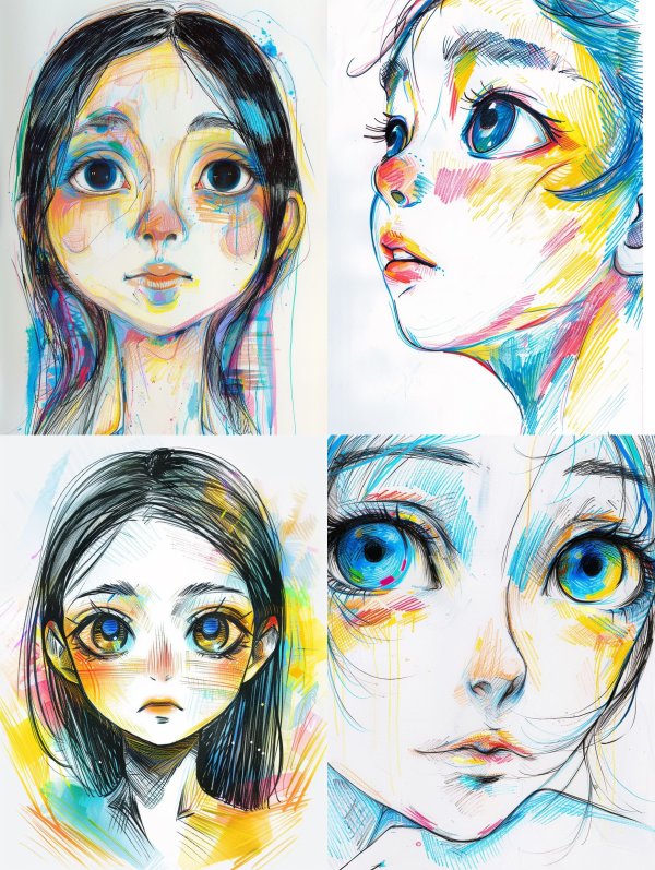 Prismatic Soul Portrait