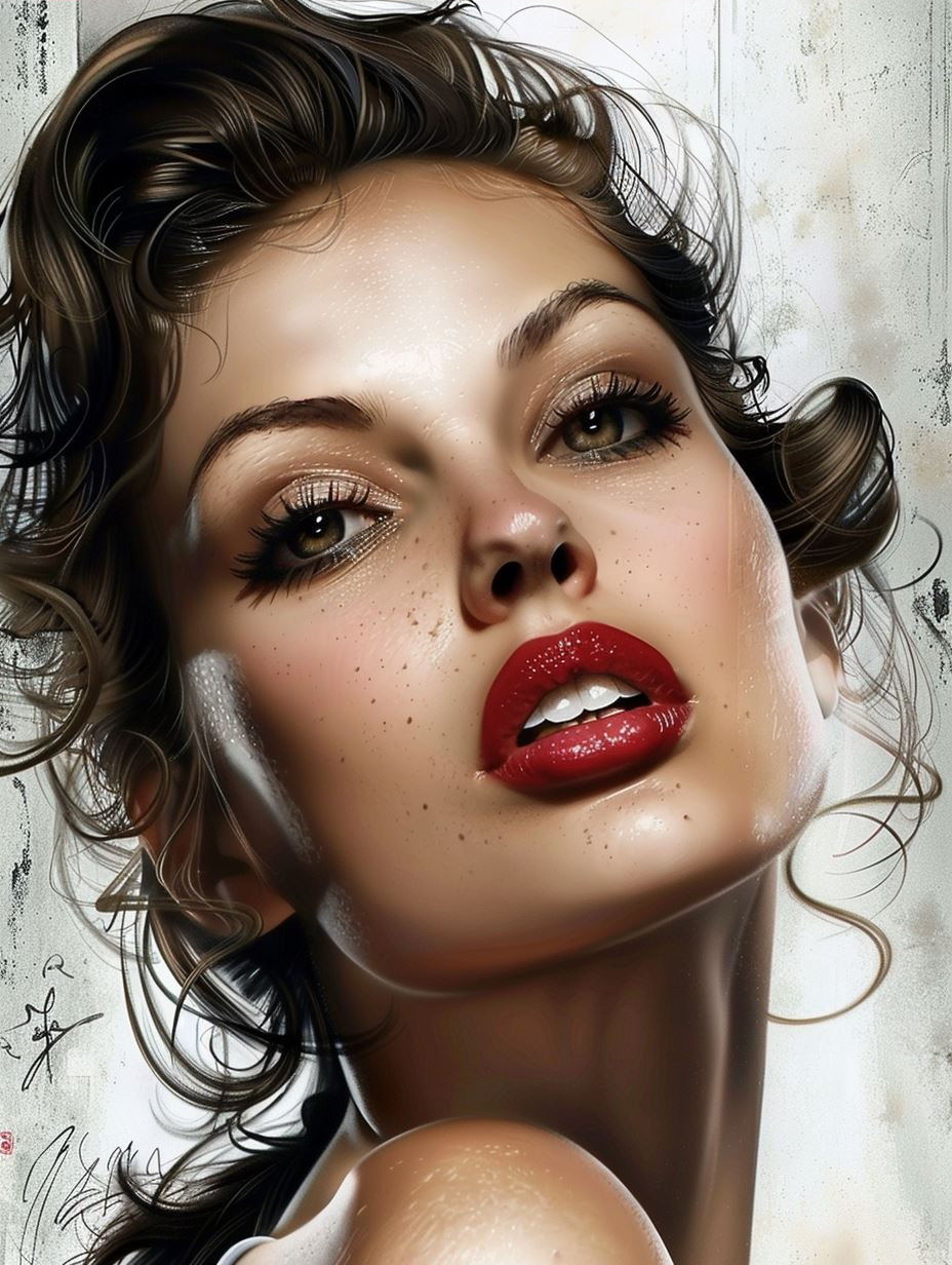 Gritty Glamour Portrait