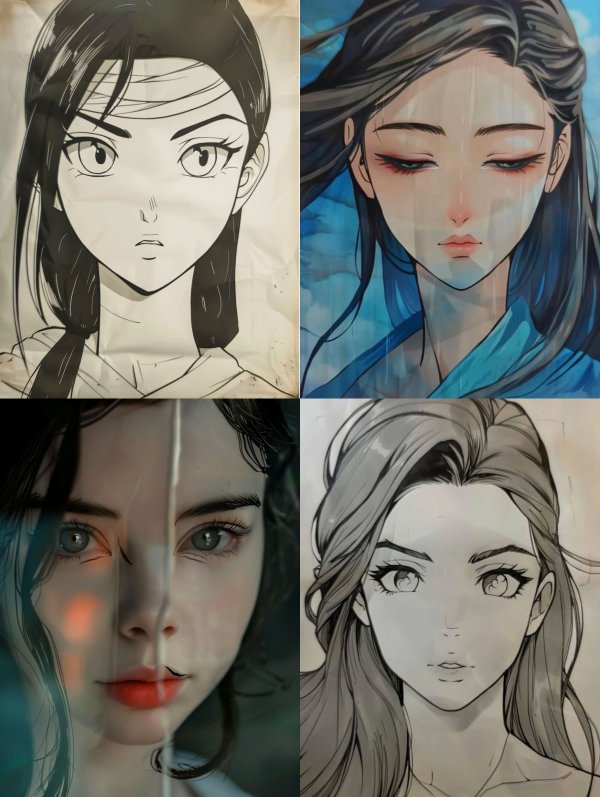 Ethereal Anime Portrait Study