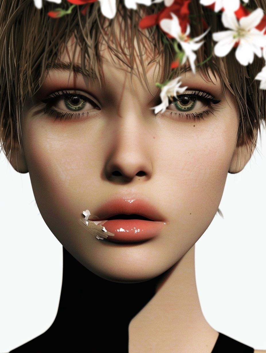 Floral Ethereal Gaze