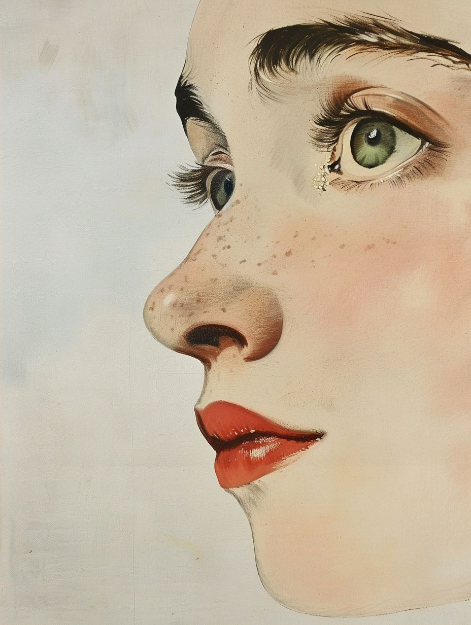 Vintage Ethereal Portrait Study