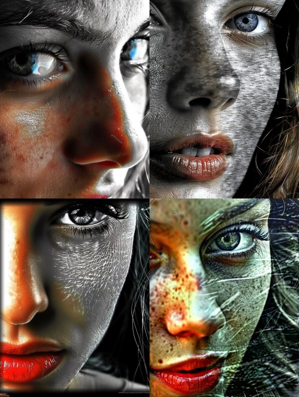 Hyper-Realistic Ethereal Human Detail